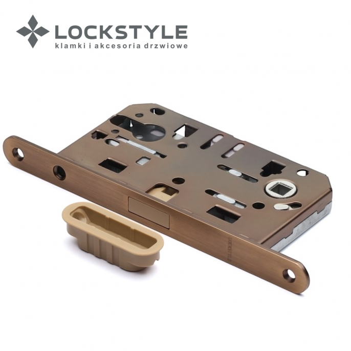 LOCKSTYLE Механизм дверной магнитный LOCKSTYLE M411C ET матовый никель 050122801
