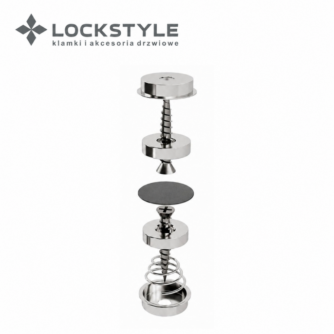 LOCKSTYLE Ограничитель-ригель магнитный LOCKSTYLE Mod. CLOSE белый 071024290