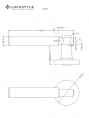 Дверная ручка LOCKSTYLE TROY 011854100 (AL6 - черный)