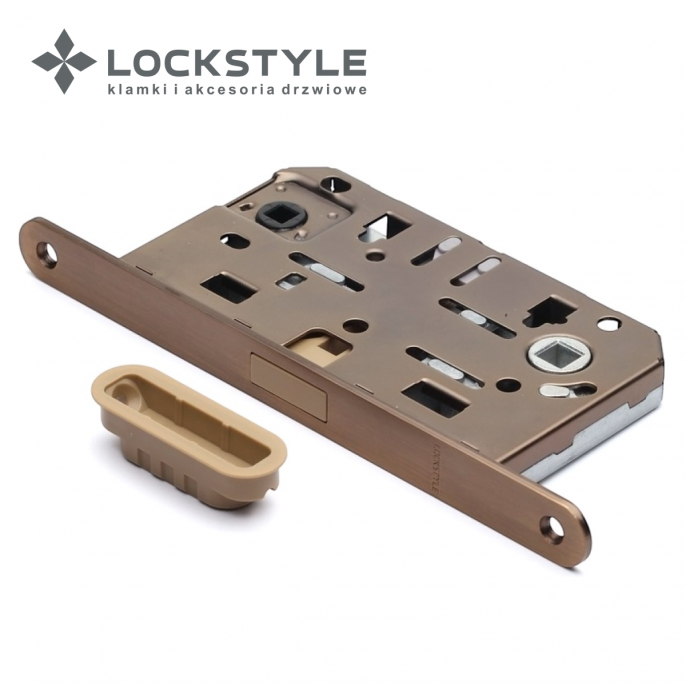 LOCKSTYLE Механизм дверной магнитный LOCKSTYLE M411B WC матовый никель 050112801