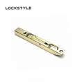 LOCKSTYLE Ригель дверной потайной LOCKSTYLE FB140 матовое золото 070061400